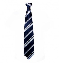 BT007 design horizontal stripe work tie formal suit tie manufacturer side view